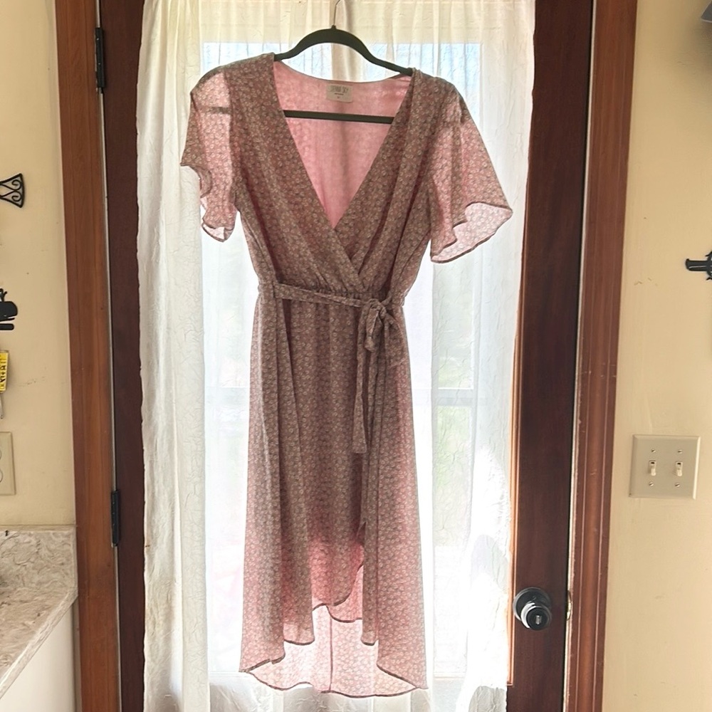 Purple Floral Sundress